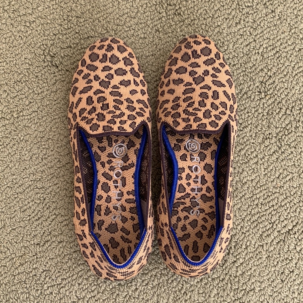Rothys Leopard Print Loafer